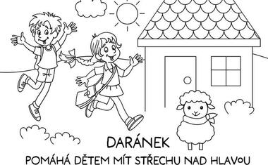 Daránek pomáhá dětem mít štřechu nad hlavou